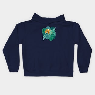 Jungle Tiger - Velvet Jade Kids Hoodie